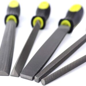 flat, Round,  Semi Round and Triangular file