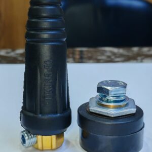 Welding Male female connector socket